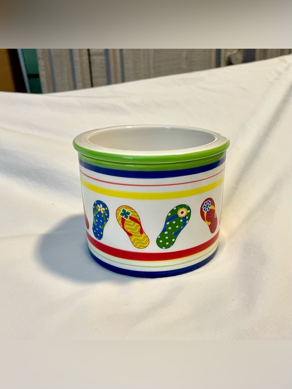 Flip~Flop Dip Chiller -Denniseast International -Colorful- 4” x 4” - 2 Spreaders